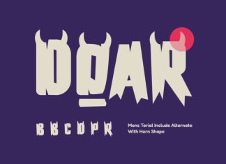Mons Terial Font preview image 2