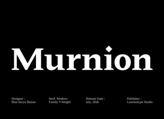 Murnion – Serif Font preview image 1