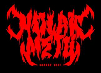 NOLAK METU Horror Font  preview image 1