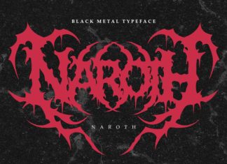 Naroth Font preview image 1