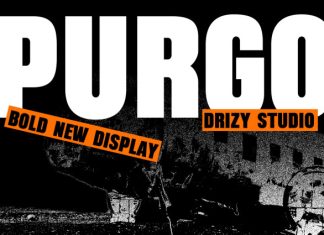 Purgo – Bold New Display Font preview image 1