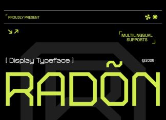 RADON Font preview image 1