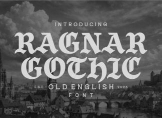 Ragnar Gothic Font preview image 2