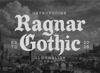 Ragnar Gothic Font preview image 1