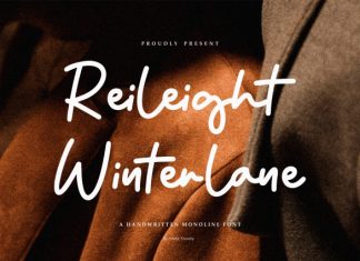 Reileight Winterlane Font preview image 1