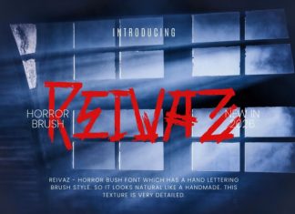 Reivaz – Horror Bush Font preview image 1