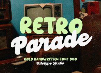 Retro Parade Script Font preview image 1