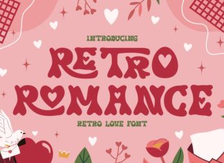 Retro Romance – Retro Love Font preview image 1
