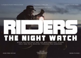 Riders – Bold Extended Display Font preview image 3