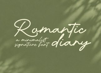 Romantic Diary Font preview image 1