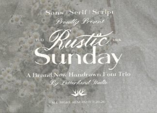 Rustic Sunday Font preview image 1