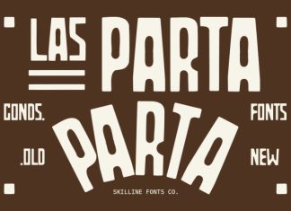 SFC LAS PARTA – Tall Display Font preview image 1