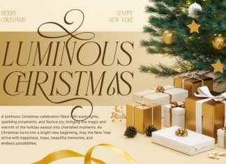 Santamas – Elegant Serif Christmas Font preview image 3
