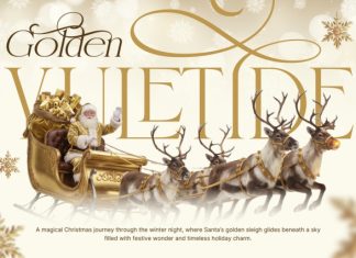 Santamas – Elegant Serif Christmas Font preview image 2