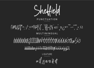Sheffield Font preview image 3