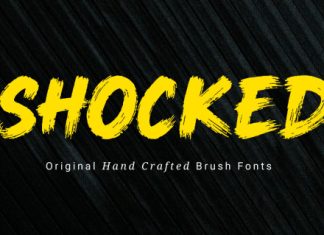 Shocked Font preview image 1