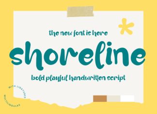 Shoreline Font preview image 1