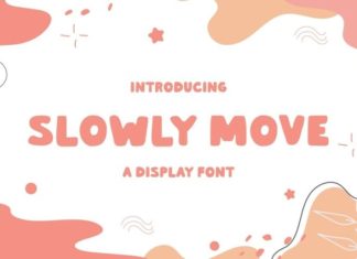 Slowly Move Font preview image 1