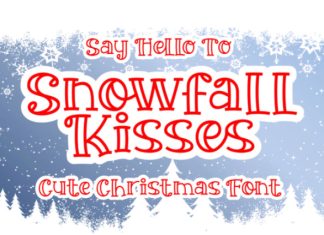 Snowfall Kisses Font preview image 1