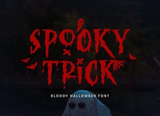 Spooky Trick – Creepy Halloween Font preview image 1