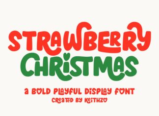 Strawberry Christmas Font preview image 1