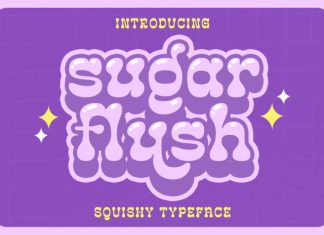 Sugar Flush – Reverse Contrast Font preview image 1