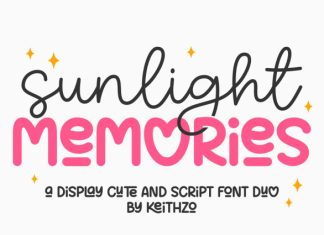 Sunlight Memories Font preview image 1