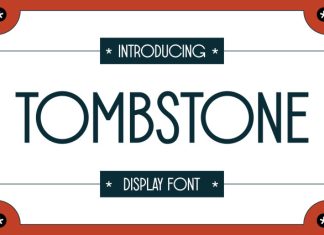 TOMBSTONE – Retro Coffee Display Font preview image 1