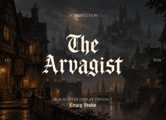 The Arvagist Font preview image 1