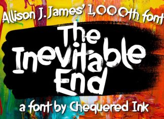 The Inevitable End Font preview image 1