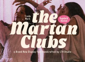 The Martan Clubs Retro Display Serif Font preview image 1