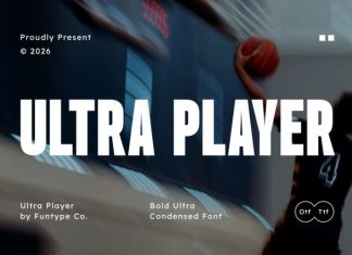 Ultra Player – Bold Ultra Condensed Font preview image 1