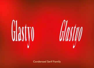 ZIA Glastyo Condensed Font preview image 2