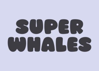 Super Whales Font preview image 1